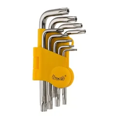 Klucze Torx z otworem T10-50 9 szt.