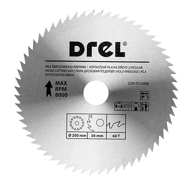 Piła tarczowa CV do drewna 200 mm x 60 T CON-TCV-2006 Condor