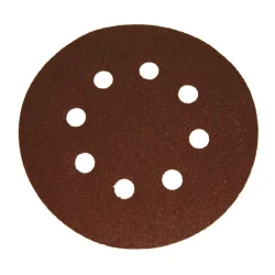 Krążki ścierne na rzep z otworami: 125 mm, P 120 /5 szt/