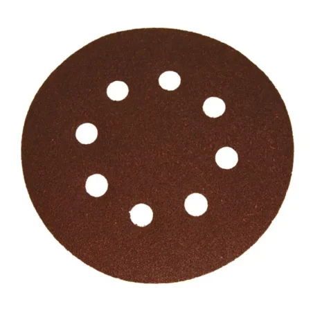 Krążki ścierne na rzep z otworami: 125 mm, P 120 /5 szt/
