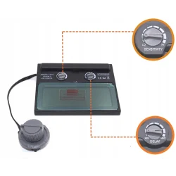 Przyłbica spawalnicza samościemiająca