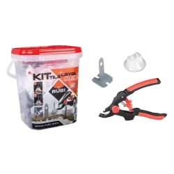 System poziomowania płytek zestaw LEVEL QUICK RUBI