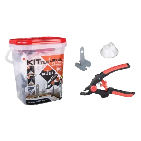 System poziomowania płytek zestaw LEVEL QUICK RUBI