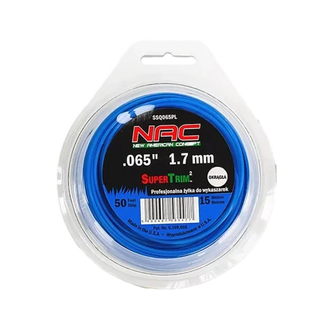 Żyłka tnąca okrągła 1,7mm/15m SU065PL NAC