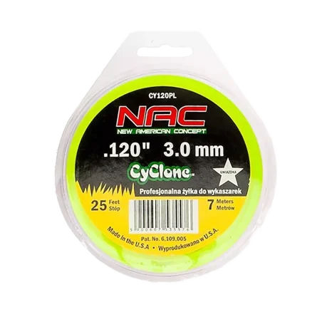 Żyłka tnąca gwiazdka 3mm/7mb CY120PL NAC