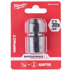 Adapter 1/2 kwadrat - 1/4 hex F Milwaukee