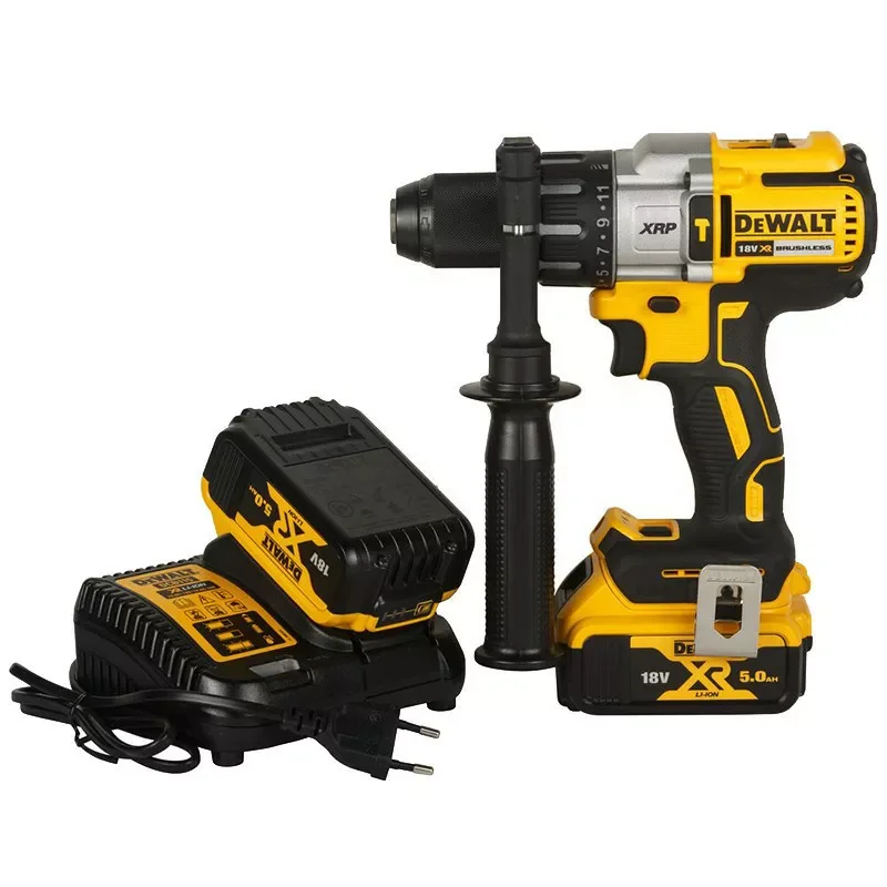 Wiertarko-wkrętarka udarowa 18V XR 2x5Ah z silnikiem bezszczotkowym TSTAK DCD996P2 DeWALT