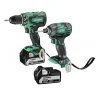 Zestaw maszyn aku.18V KC18DBSLWBZ