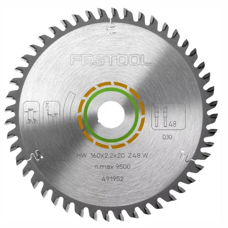 Piła tarczowa   HW 160x2,2x20 W48 FESTOOL