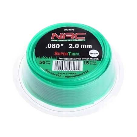 Żyłka tnąca okrągła 2,0mm/15m SU080PL NAC