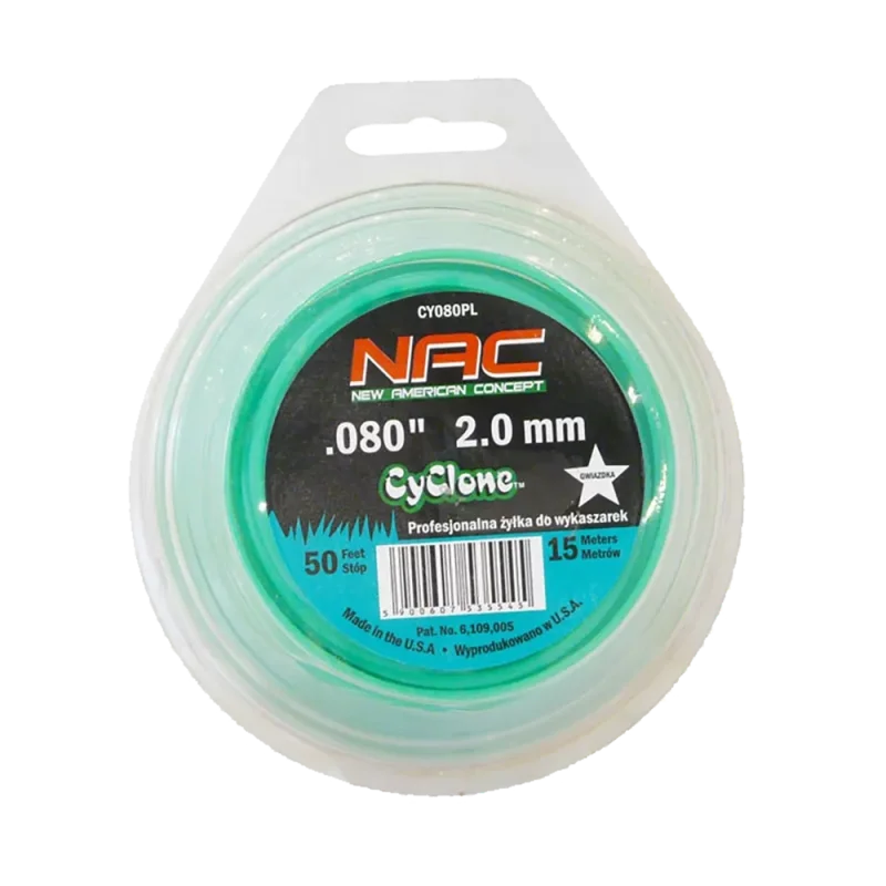 Żyłka tnąca gwiazdka 2mm/15mb CY080PL NAC