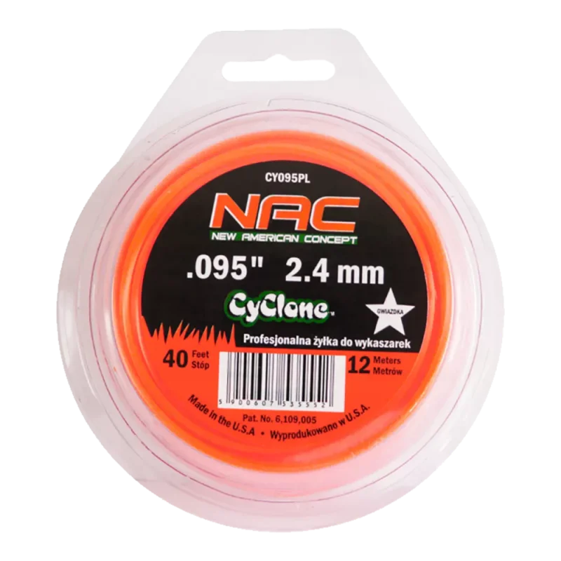 Żyłka tnąca gwiazdka 2,4mm/12mb CY095PL NAC