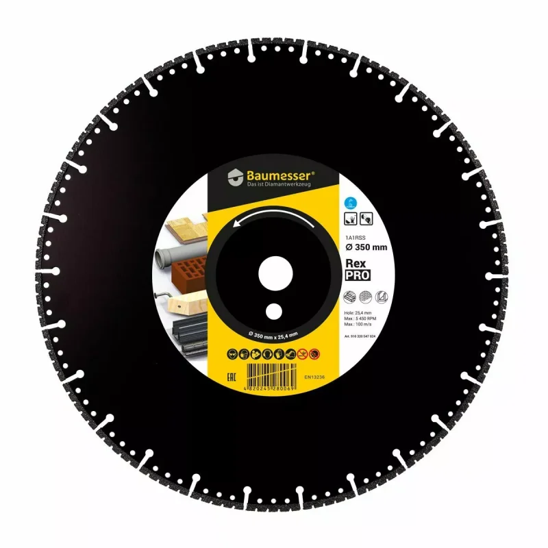 1A1RSS V 350x3,5/2,5x6x25,4 Pro Rex Baumesser DISTAR