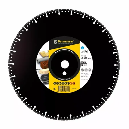 1A1RSS V 350x3,5/2,5x6x25,4 Pro Rex Baumesser DISTAR