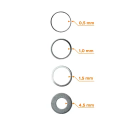 Nóż uniwersalny tnący do kosiarki 17" 43,1cm