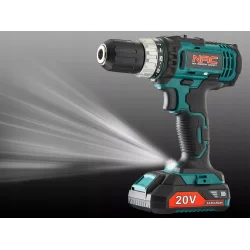 Wiertarko-wkrętarka akumulatorowa 20V, 35Nm, aku 2x2,0Ah CDB2-LI-20V NAC