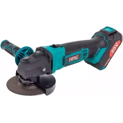 Szlifierka kątowa akumulatorowa 20V, 125mm, aku 1x4,0Ah, walizka AGE-125-LI-B-20V NAC