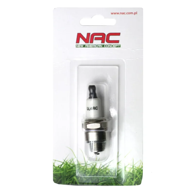 Świeca zapłonowa z podkładką kosiarki dolnozaworowe B&S GL4RC NAC