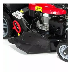 Kosiarka spalinowa z napędem 6,5KM OHV, 56 cm , central, kosz z plastic top ze wskaźnikem zapełnienia, duże koła, mycie, 4in1, 2