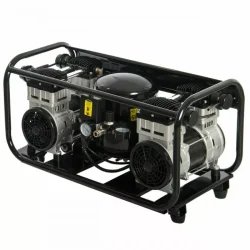 Kompresor wyciszony bezolejowy JWS-R1 w ramie 2x150W 12l 230V 400l/min MAGNUM