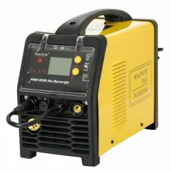 Półautomat inwertervMIG 208 MMA ALU SYNERGIA NEW 200A/40% Digital MB15/3 MMAR MAGNUM