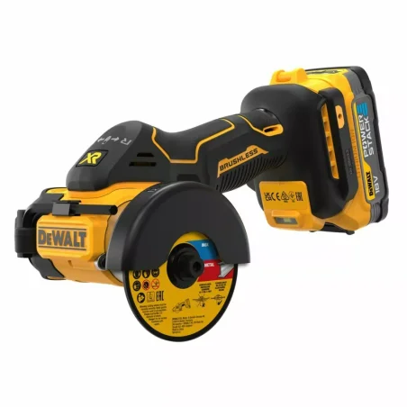 Przecinarka 76mm 2x1,7Ah 18V XR Powerstack DeWALT