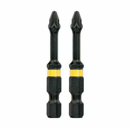 Końcówki wkrętarskie EXTREME IMPACT® Torsion PZ2/50 mm (opak. 2 szt.) DEWALT
