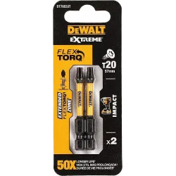 Końcówki wkrętarskie EXTREME IMPACT® Torsion T25/50 mm (opak. 2 szt.) DEWALT