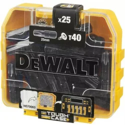 Zestaw 25 szt. końcówek wkrętarskich TX40/25mm, IMPACT Torison DT70559T-QZ DEWALT