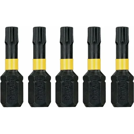 Końc wkręt udar T25x25 Torsion (5szt) DEWALT