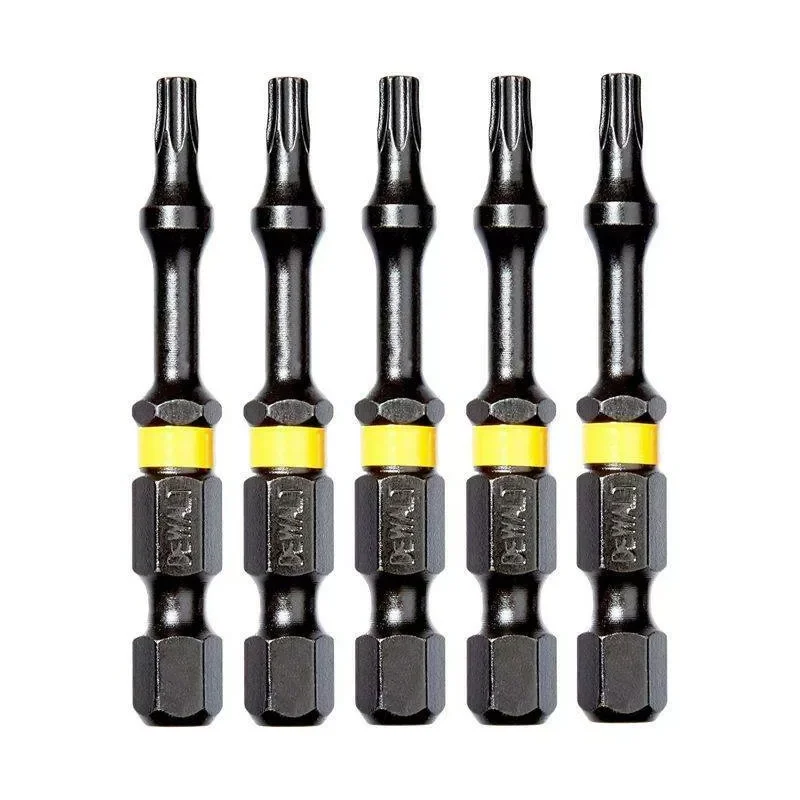 Końcówki wkrętarskie EXTREME IMPACT® Torsion T15/50 mm (opak. 5 szt.) DEWALT