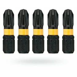 Końc wkręt udar Ph3x25 Torsion (5szt) DEWALT