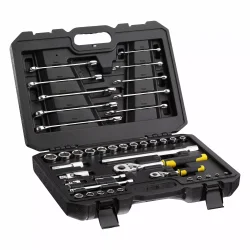 Zestaw z grzechotkami 1/4" 1/2"i akcesoria 41szt. STANLEY®