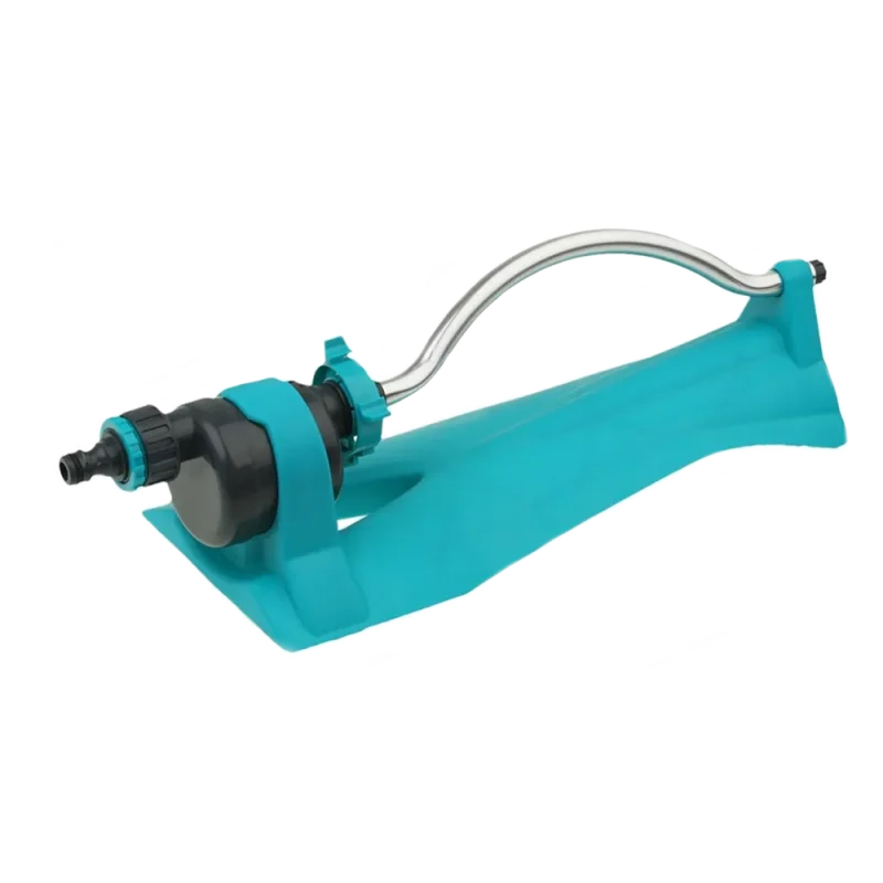 Zraszacz oscylacyjny, metalowy pałąk, 15 dysz zraszający, regulacja siły strumienia JU-ZON-1302 JUFISTO