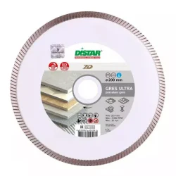 Tarcza diamentowa Gres Ultra 230x1,6x10x25,4mm do cięcia płytek ściennych i podłogowych, gresu porcelanowego DISTAR