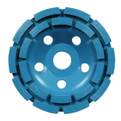 Tarcza garnkowa szlifujaca 125mm 2 wieńce/niebieska/ GEPARD