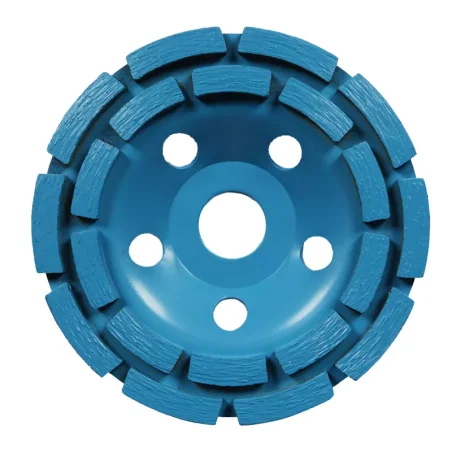 Tarcza garnkowa szlifujaca 125mm 2 wieńce/niebieska/ GEPARD