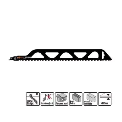 Brzeszczot do suporeksu CMT Ostrze do bloczków murarskich  l455 i400 h50 k1,50 ts12,7
