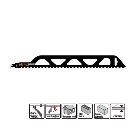 Brzeszczot do suporeksu CMT Ostrze do bloczków murarskich  l455 i400 h50 k1,50 ts12,7