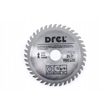 Piła tarczowa do drewna 125 mm x 40 T CON-TCT-1204 DREL Condor