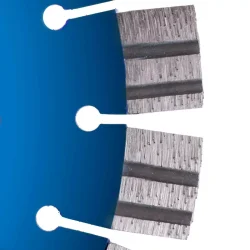 Tarcza diamentowa tnąca 1A1RSS 125mm METEOR H12 DISTAR