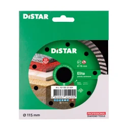 Tarcza diamentowa tnąca 1A1R Turbo 115mm ELITE DISTAR