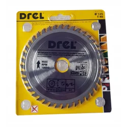 Piła tarczowa do drewna 125 mm x 40 T CON-TCT-1204 DREL Condor