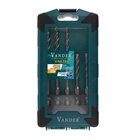 Zestaw wierteł do betonu SDS-plus VAK786 Vander