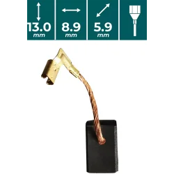 SZCZOTKI WĘGLOWE do VSK 708 Vander