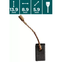 SZCZOTKI WĘGLOWE do VSK 726 Vander