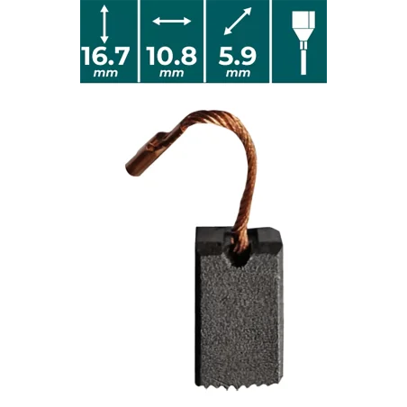 SZCZOTKI WĘGLOWE do VSK729 Vander