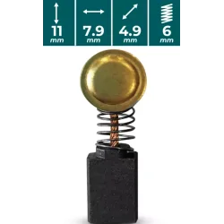 SZCZOTKI WĘGLOWE do VMS725/VNB725 Vander