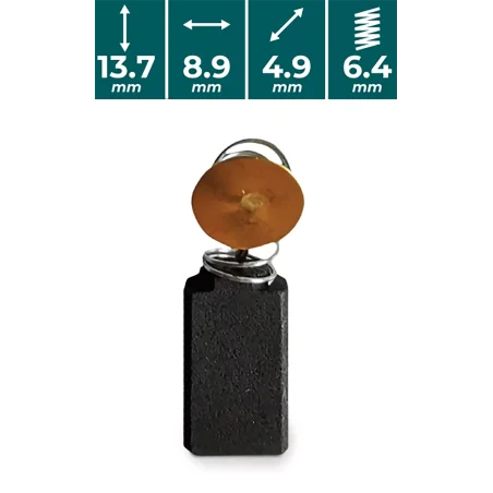 SZCZOTKI WĘGLOWE do VSR796 krótkie  VANDER