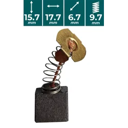 SZCZOTKI WĘGLOWE do VFR713 VANDER